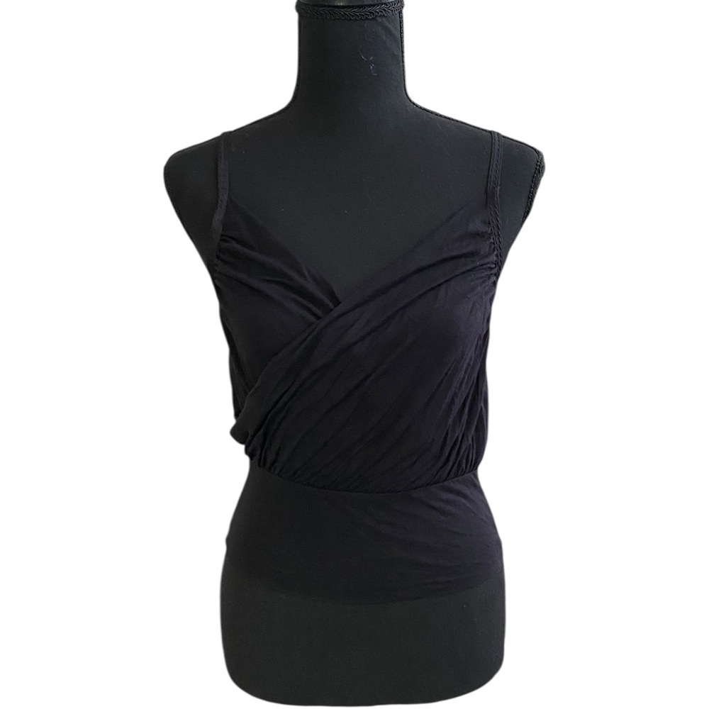 Free People NWT Black Adjustable Straps Top LBS Size XS